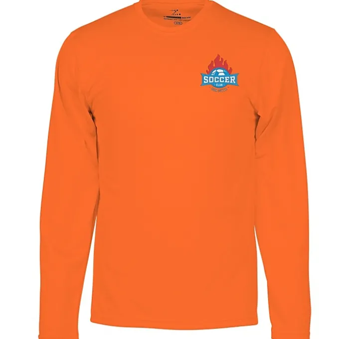 Boston Long Sleeve Training Tech Tee - Men's - Embroidered