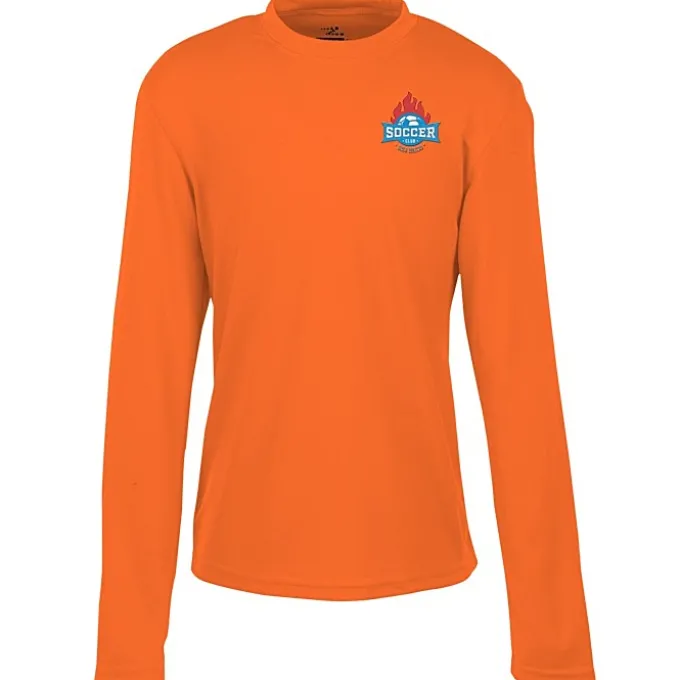 Boston Long Sleeve Training Tech Tee - Youth - Embroidered