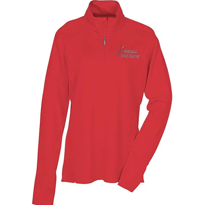Boston Training Tech 1/4-Zip Pullover - Ladies' - Embroidered
