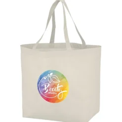 Bottom Gusset Shopper - 13 inches x 19 1/2 inches - Full Color