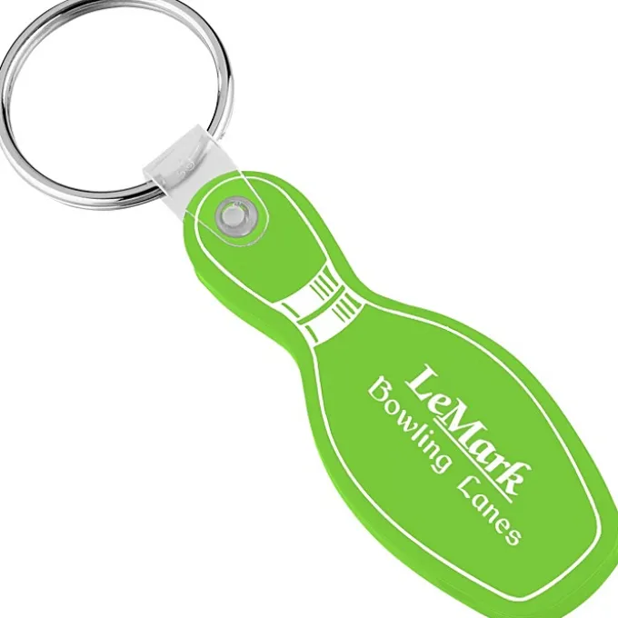 Bowling Pin Soft Keychain - Translucent