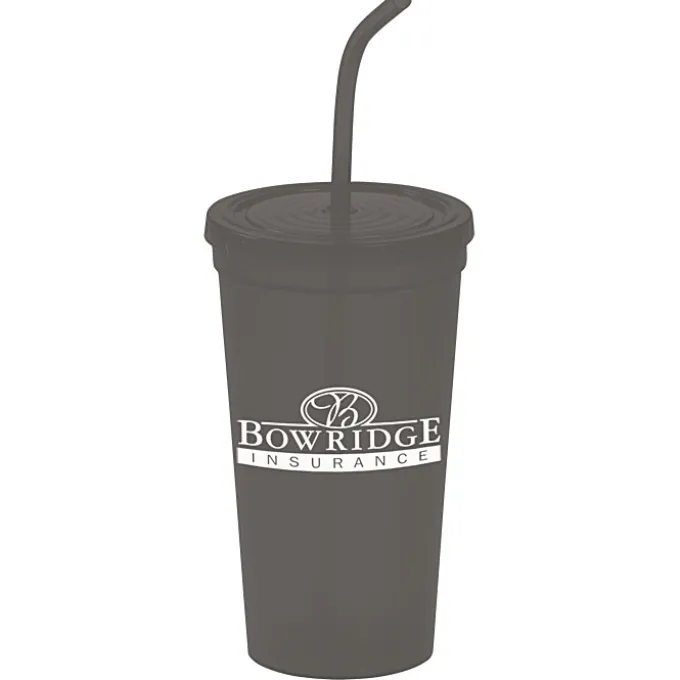 Brilliantly Bent Straw Tumbler - 22 oz. - 24 hr