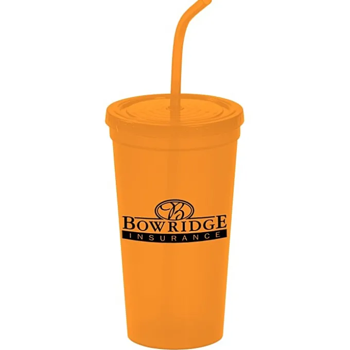 Brilliantly Bent Straw Tumbler - 22 oz. - 24 hr