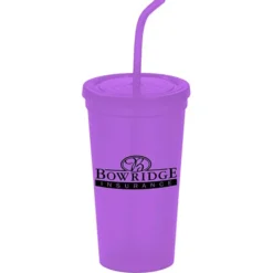Brilliantly Bent Straw Tumbler - 22 oz. - 24 hr