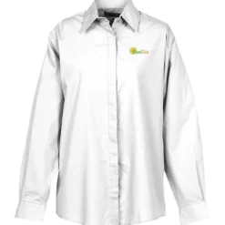 Broadcloth Café Shirt - Ladies'