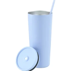 Brooklyn Vacuum Tumbler with Straw - 24 oz