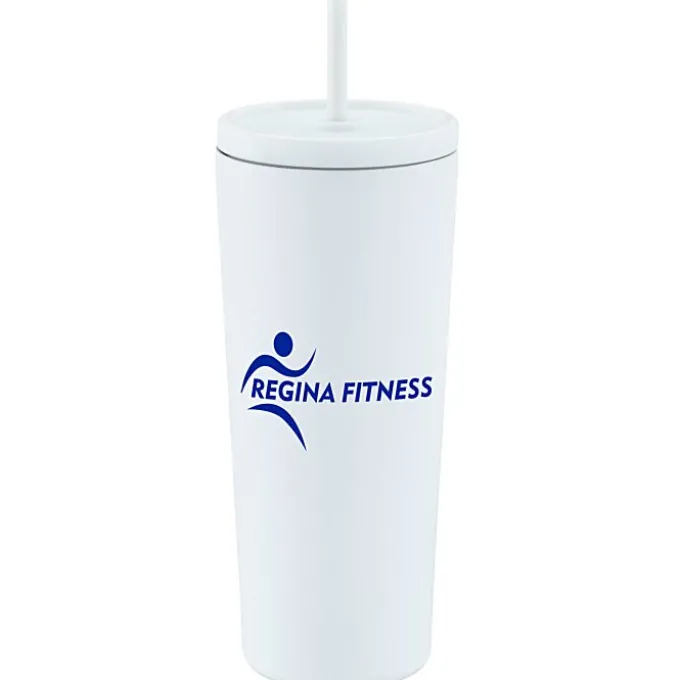 Brooklyn Vacuum Tumbler with Straw - 24 oz