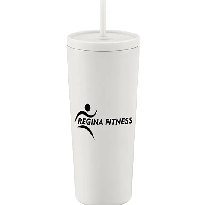 Brooklyn Vacuum Tumbler with Straw - 24 oz