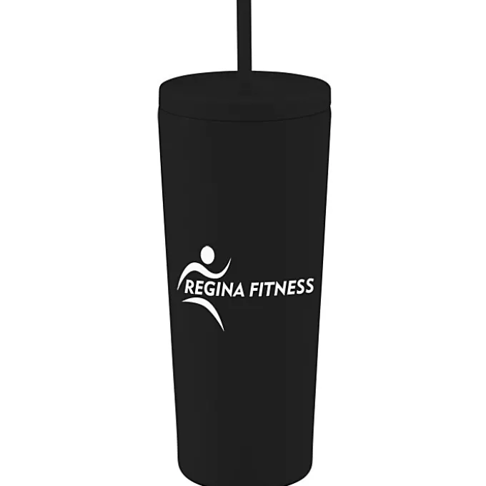 Brooklyn Vacuum Tumbler with Straw - 24 oz