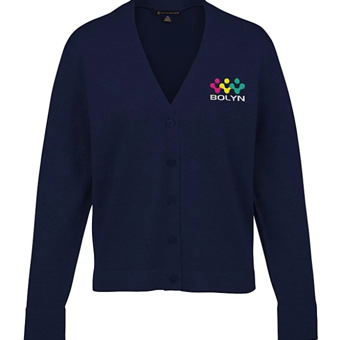 Brooks Brothers Cotton Blend Cardigan Sweater - Ladies'