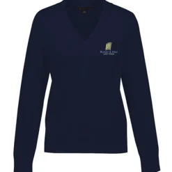 Brooks Brothers Cotton Blend V-Neck Sweater - Ladies'