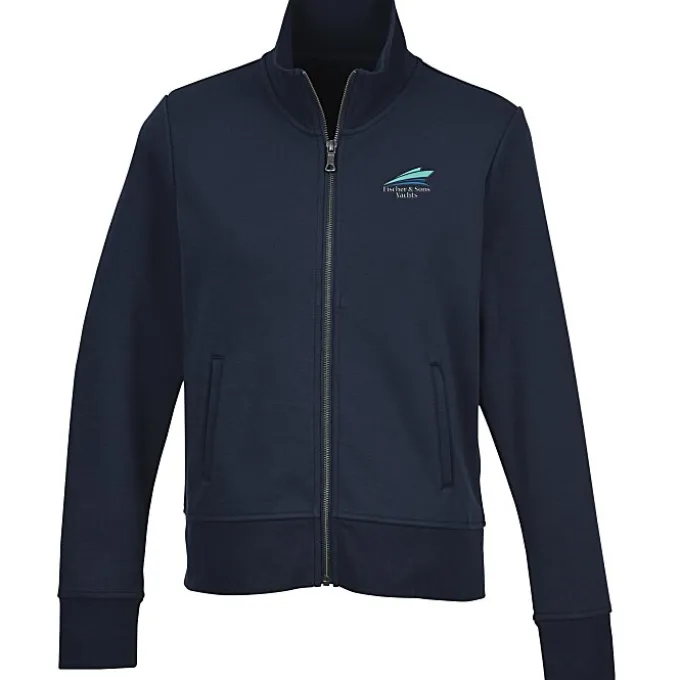 Brooks Brothers Double Knit Full-Zip Jacket - Ladies'