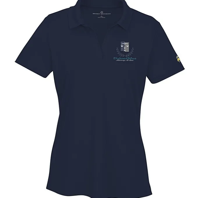 Brooks Brothers Mesh Pique Performance Polo - Ladies'