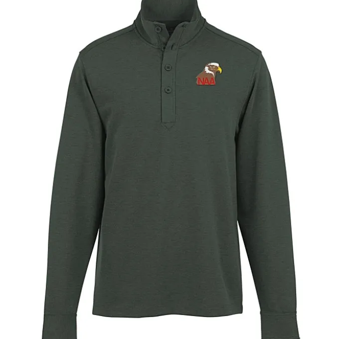 Brooks Brothers Mid Layer Stretch 1/2-Button Fleece Pullover - Men's