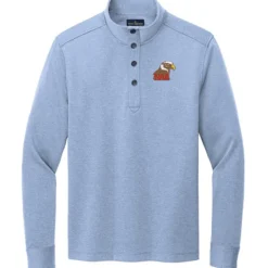 Brooks Brothers Mid Layer Stretch 1/2-Button Fleece Pullover - Men's