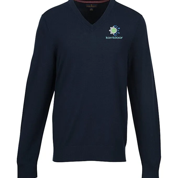 Brooks Brothers Washable Merino V-Neck Sweater - Men's