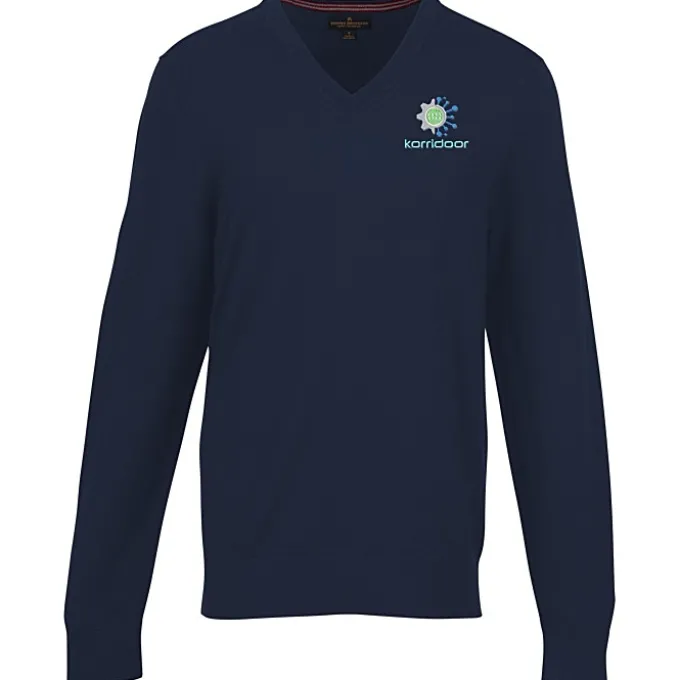 Brooks Brothers Washable Merino V-Neck Sweater - Men's