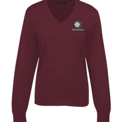 Brooks Brothers Washable Merino V-Neck Sweater - Ladies'
