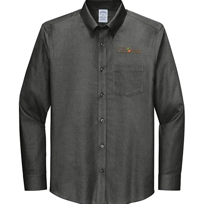 Brooks Brothers Wrinkle Free Stretch Nailhead Shirt - Men's