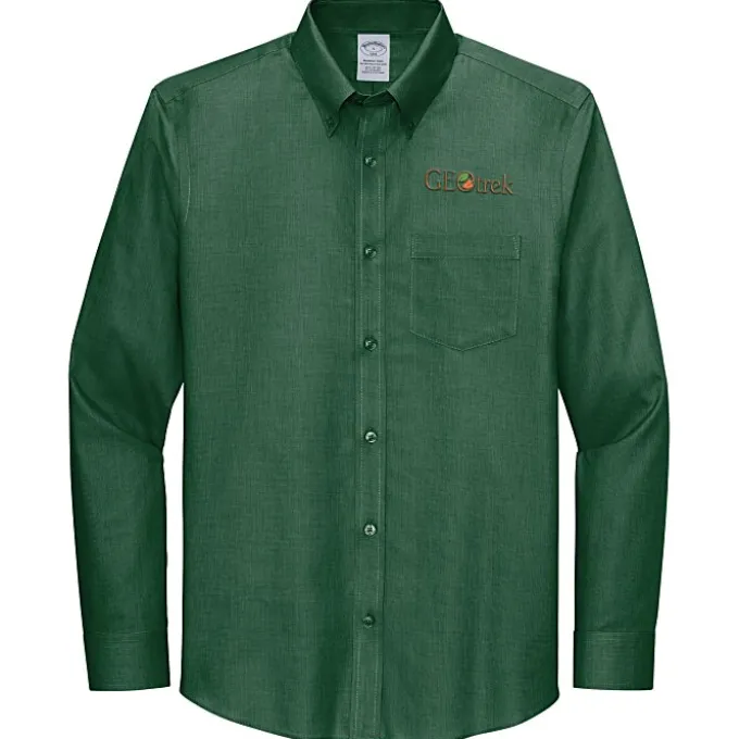 Brooks Brothers Wrinkle Free Stretch Nailhead Shirt - Men's