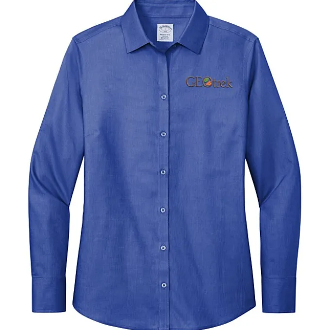 Brooks Brothers Wrinkle Free Stretch Nailhead Shirt - Ladies'