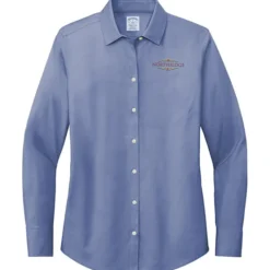 Brooks Brothers Wrinkle Free Stretch Pinpoint Shirt - Ladies'