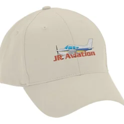 Brushed-Cotton 6-Panel Cap - Embroidered - 24 hr