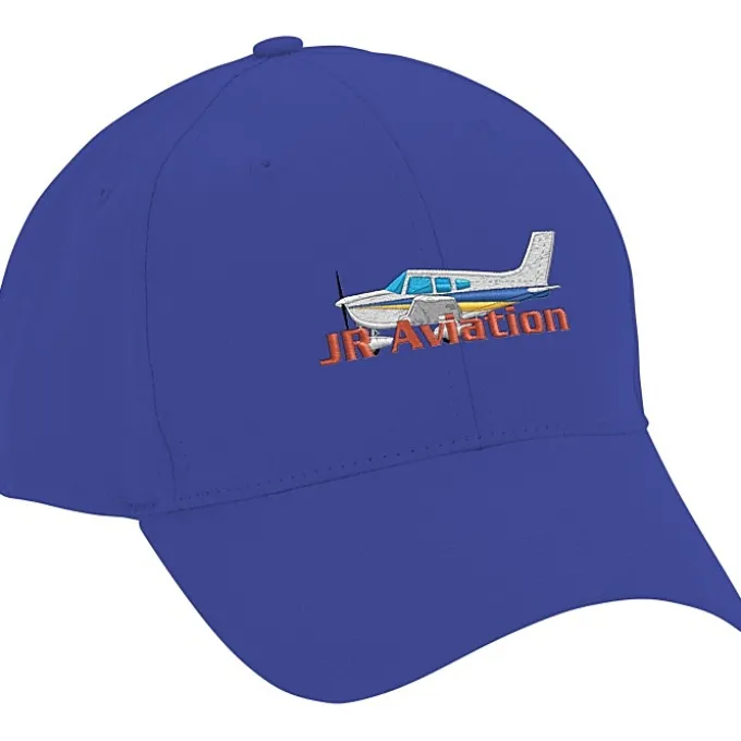 Brushed-Cotton 6-Panel Cap - Embroidered - 24 hr