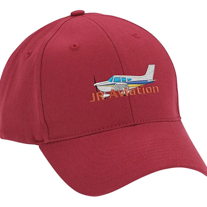 Brushed-Cotton 6-Panel Cap - Embroidered - 24 hr