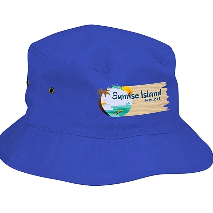 Brushed Cotton Twill Bucket Hat - Full Color