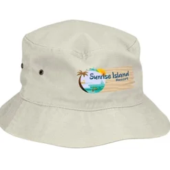 Brushed Cotton Twill Bucket Hat - Full Color