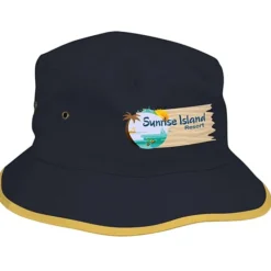 Brushed Cotton Twill Bucket Hat - Full Color