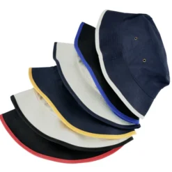 Brushed Cotton Twill Bucket Hat - Full Color
