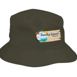 Brushed Cotton Twill Bucket Hat - Full Color
