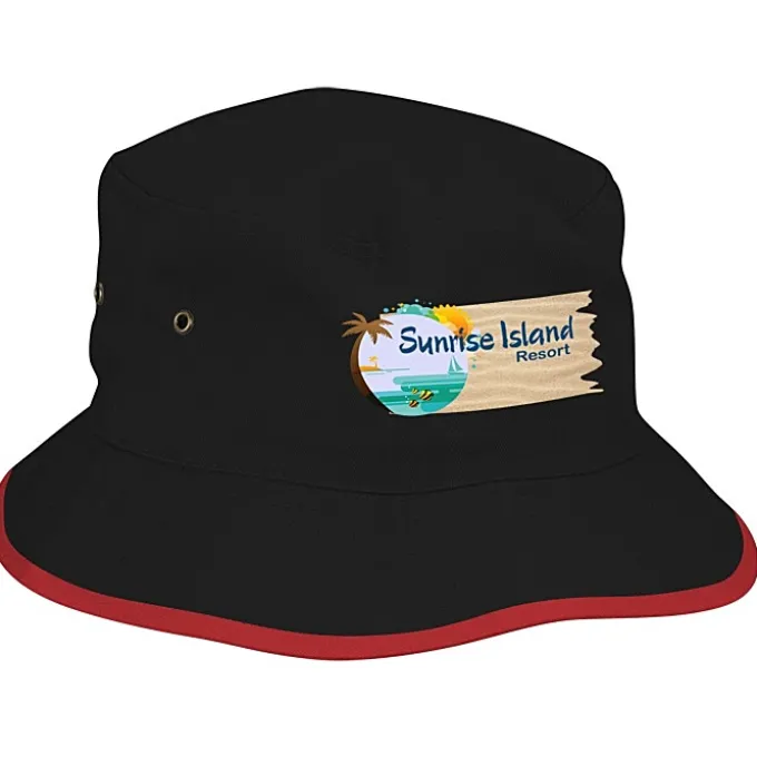 Brushed Cotton Twill Bucket Hat - Full Color