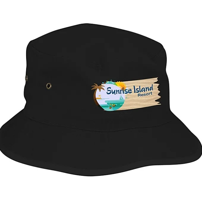 Brushed Cotton Twill Bucket Hat - Full Color