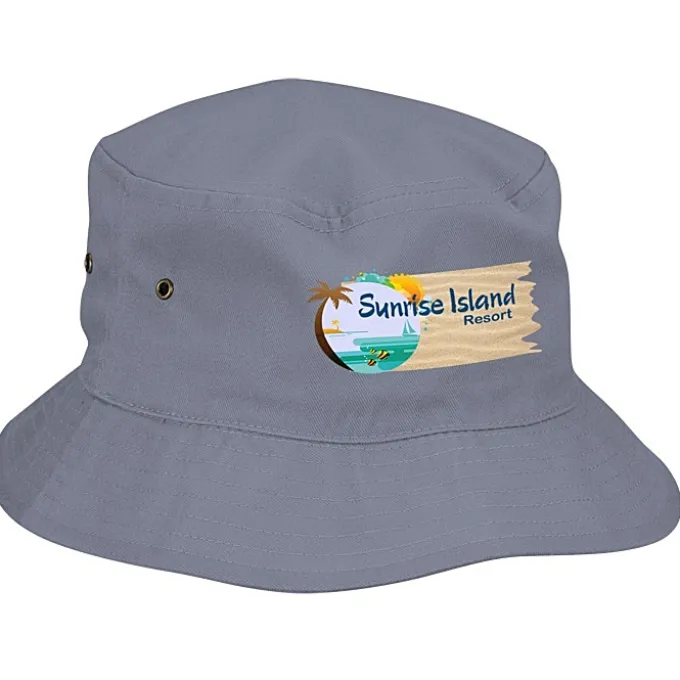 Brushed Cotton Twill Bucket Hat - Full Color