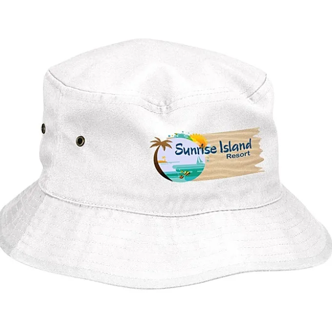 Brushed Cotton Twill Bucket Hat - Full Color