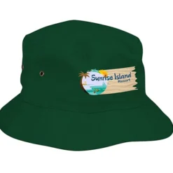 Brushed Cotton Twill Bucket Hat - Full Color