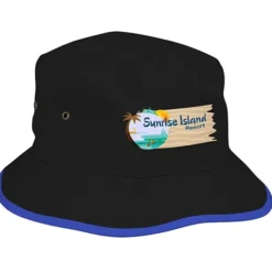 Brushed Cotton Twill Bucket Hat - Full Color