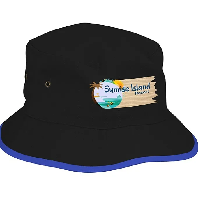 Brushed Cotton Twill Bucket Hat - Full Color