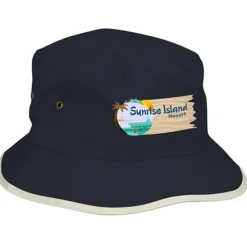 Brushed Cotton Twill Bucket Hat - Full Color