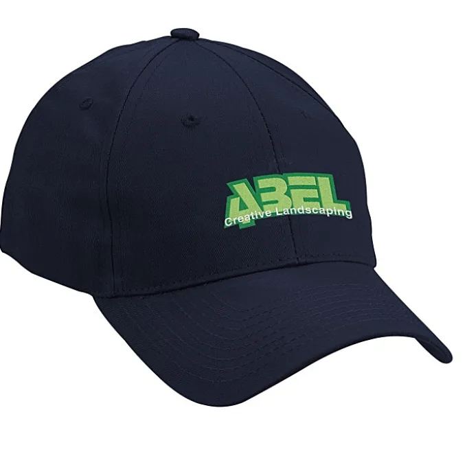 Brushed Cotton Twill Cap - Embroidered