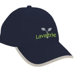 Brushed Cotton Twill Cap with Peak Trim