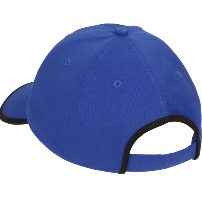 Brushed Cotton Twill Cap with Peak Trim