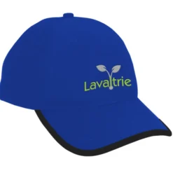 Brushed Cotton Twill Cap with Peak Trim