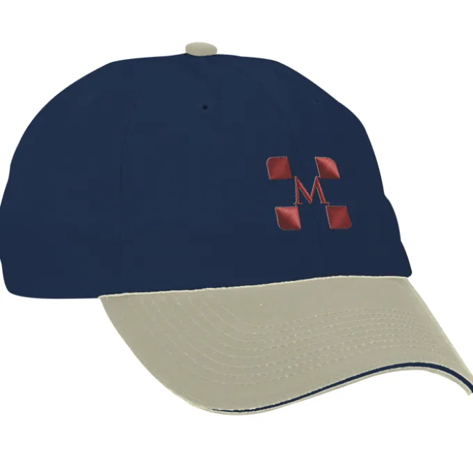 Brushed Cotton Twill Sandwich Cap - Two Tone
