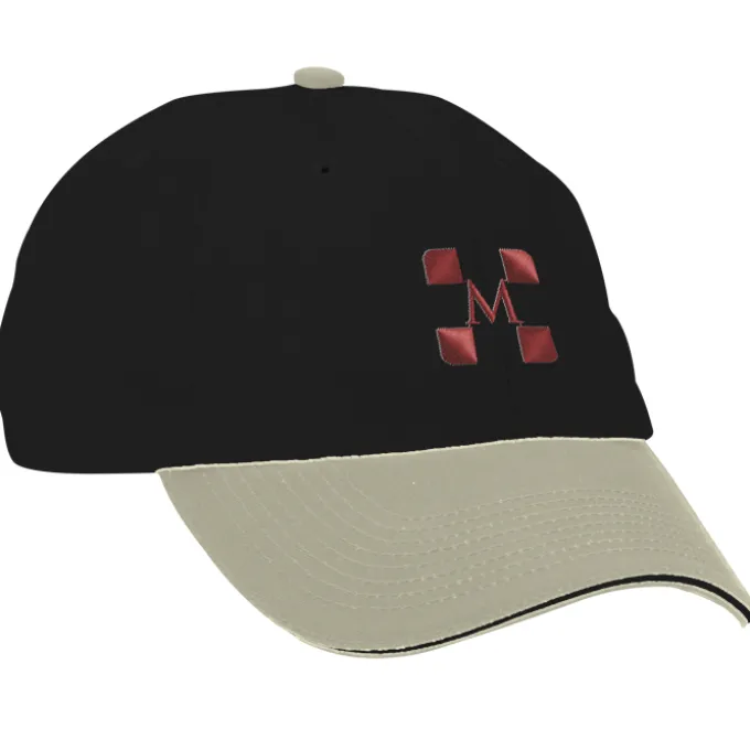 Brushed Cotton Twill Sandwich Cap - Two Tone