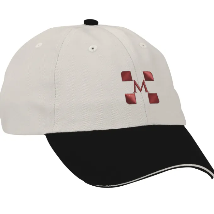 Brushed Cotton Twill Sandwich Cap - Two Tone