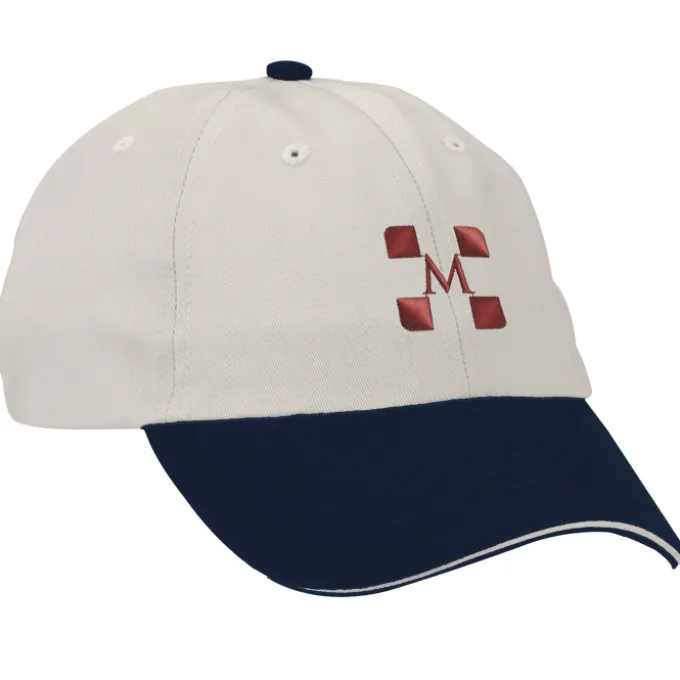 Brushed Cotton Twill Sandwich Cap - Two Tone